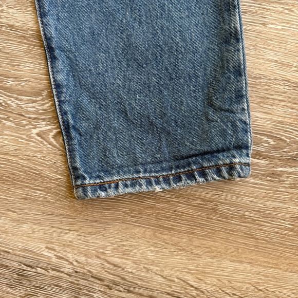 Essential Levi's 501 Straight Leg Blue Denim Jeans - Picture 7 of 13